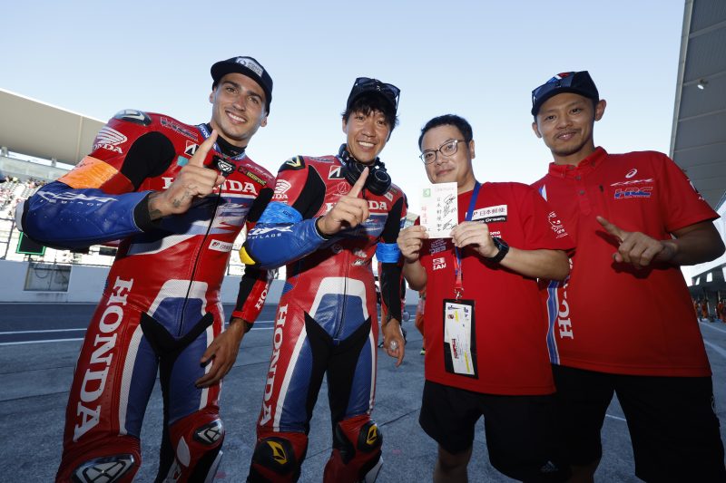 Second Consecutive Pole Position for Team HRC with Japan Post
